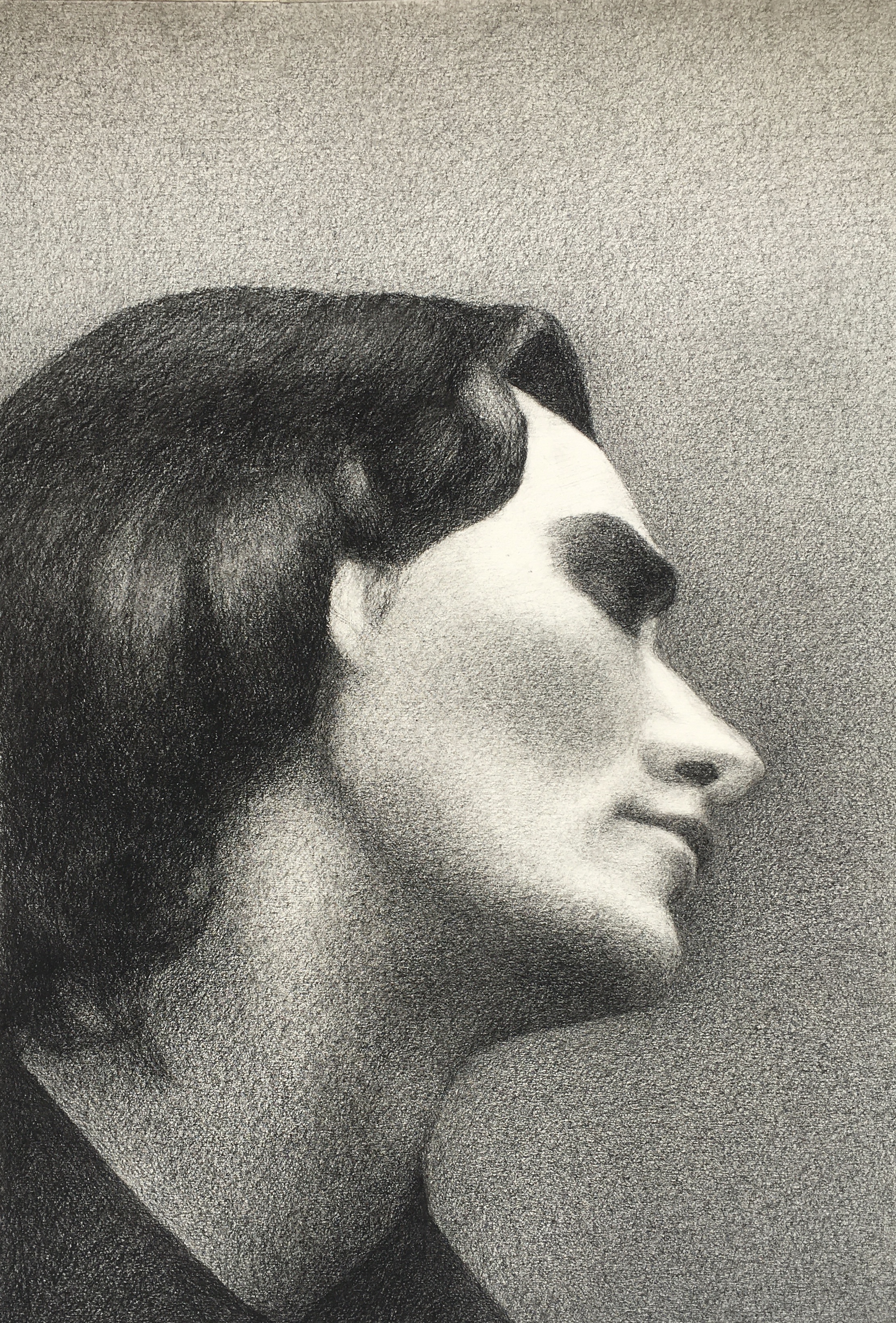 Black chalk drawings by Cecilie Nyman // GALLERY NYMAN