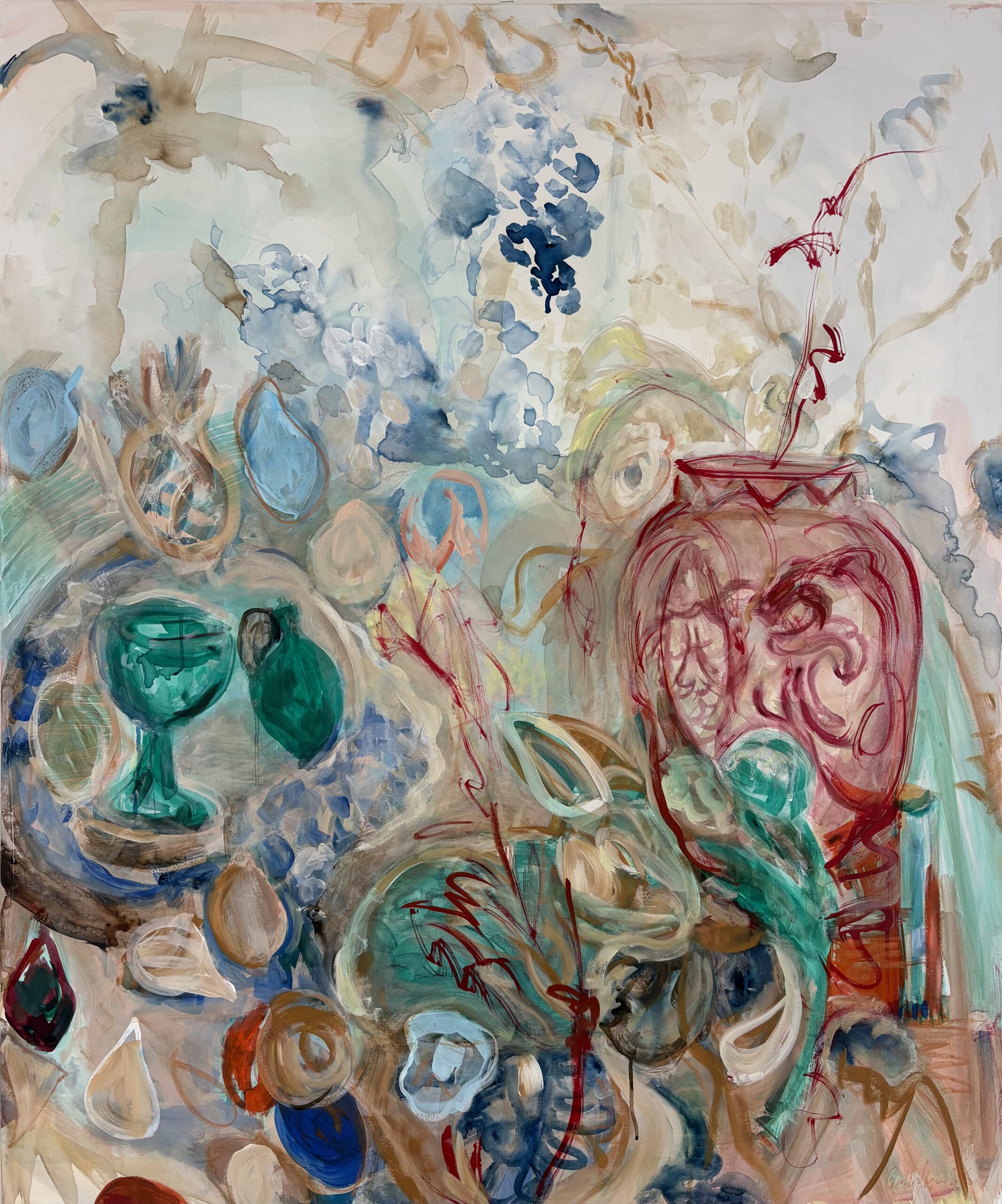 Dionysos (Les Liaisons dangereuses 1) Maleri på lærred: 120 x 100 cm Pris: 22.000kr