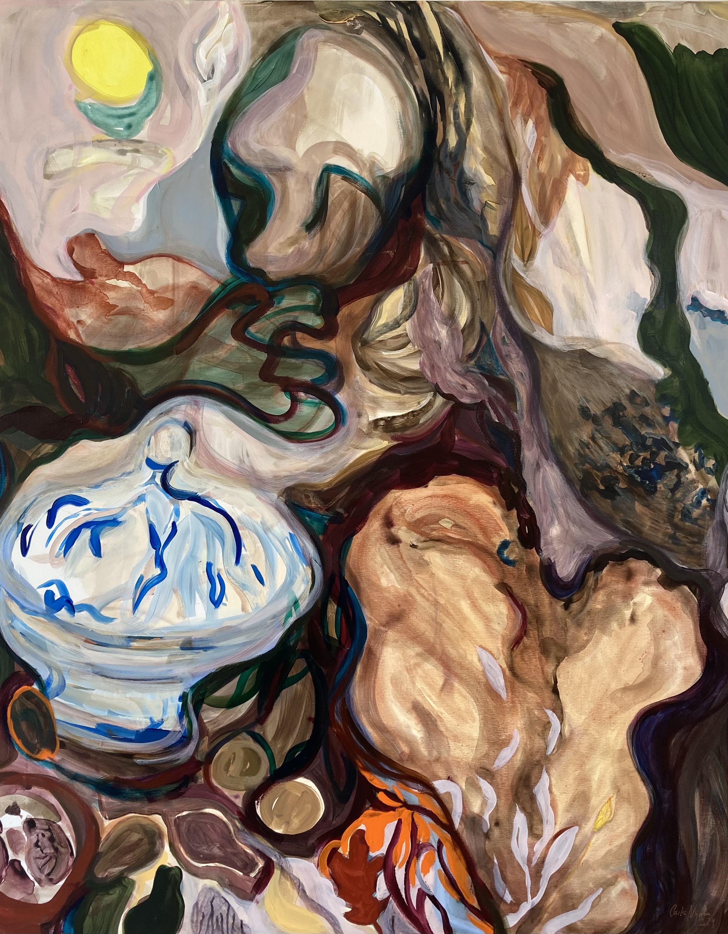 Homage to Edvard Munch, 2024.