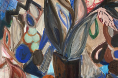Still life with flowers and blueberries 2023.